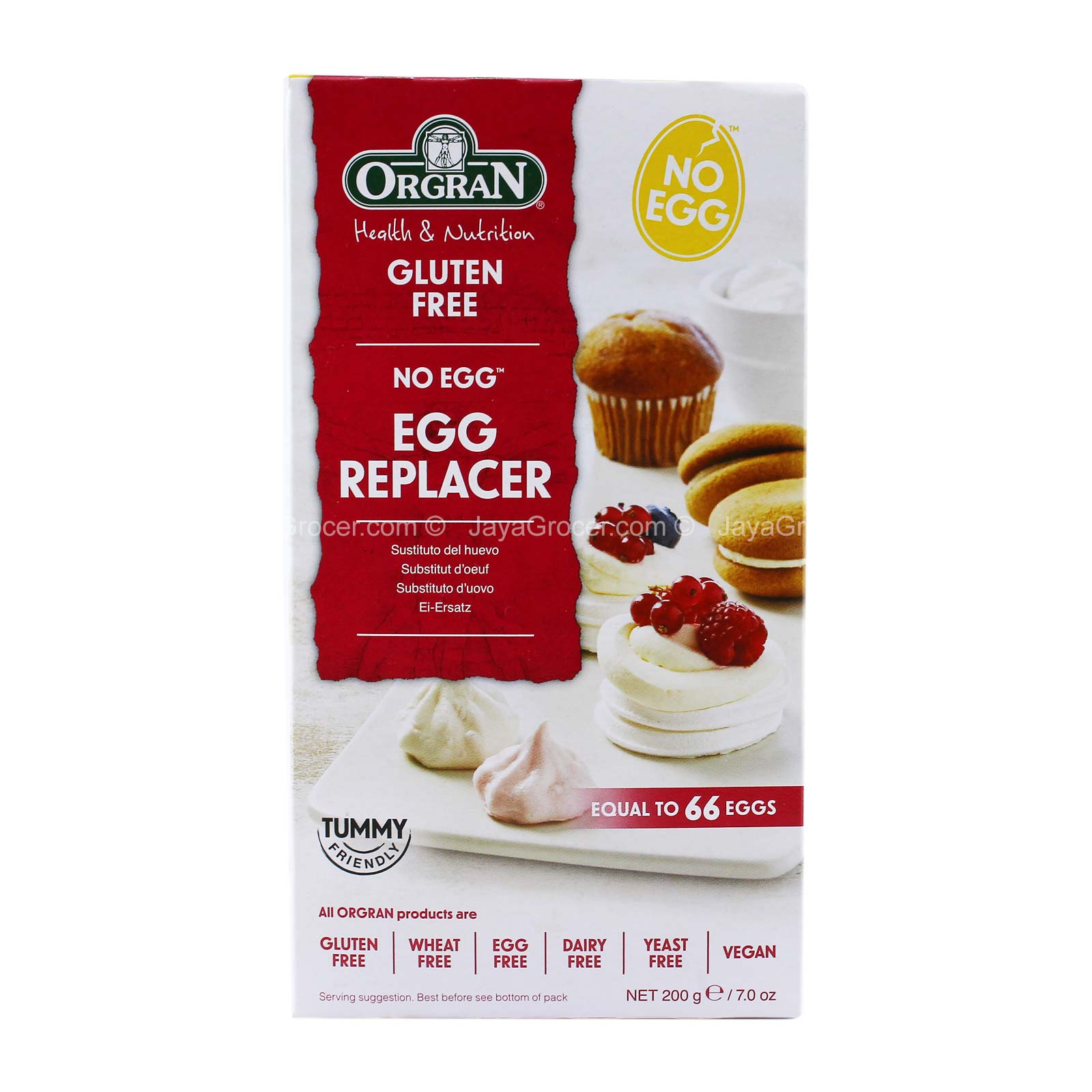 Orgran Gluten Free Egg Replacer Mix 200g