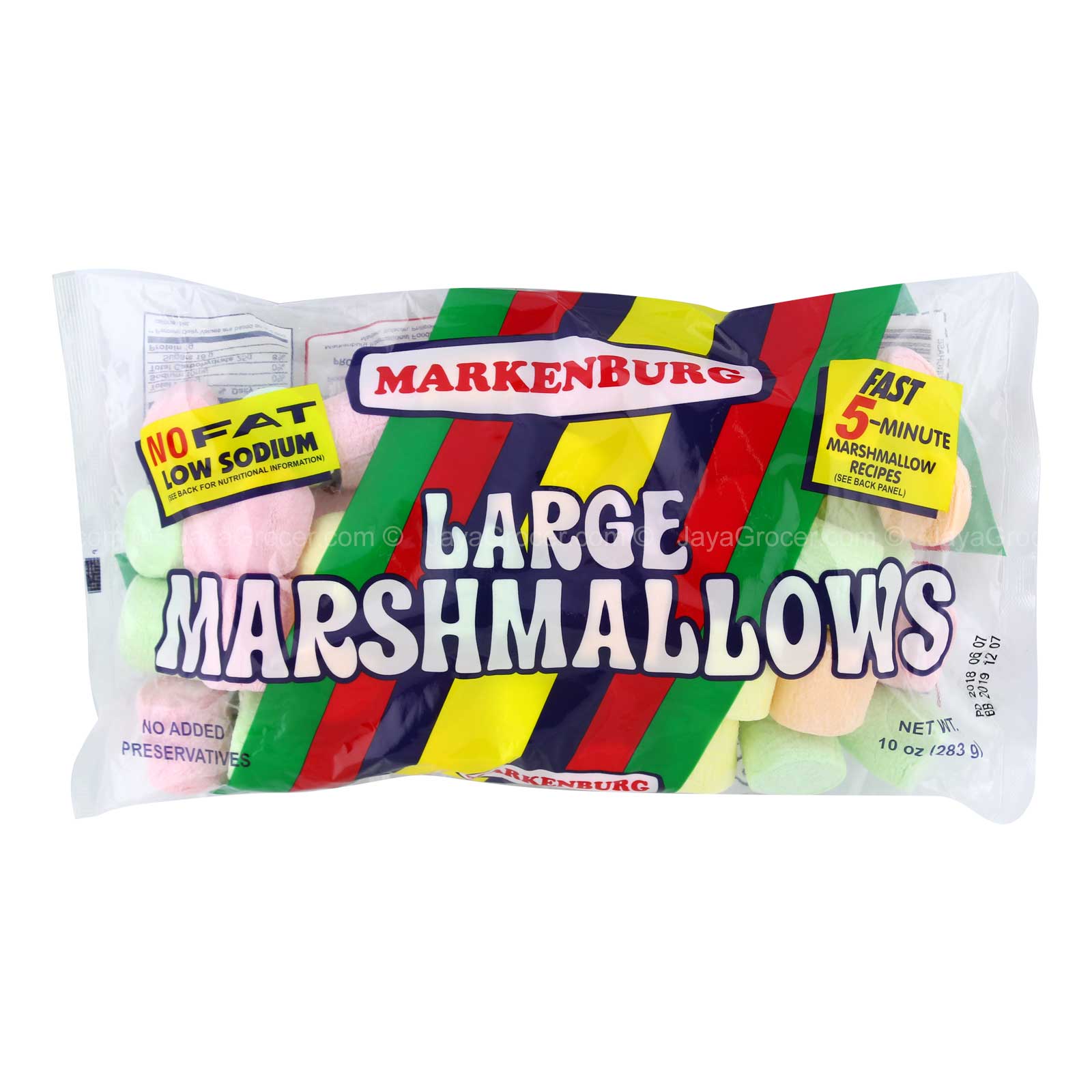 Markenburg Large Assorted Marshmallows 283g