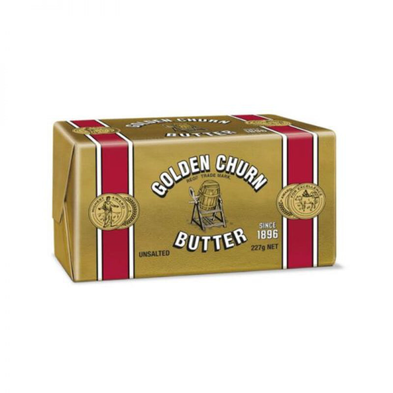 Golden Churn Unsalted Butter 227g