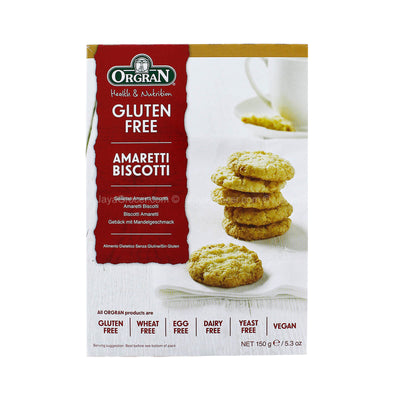 Orgran Health & Nutrition Gluten Free Amaretti Biscotti 150g