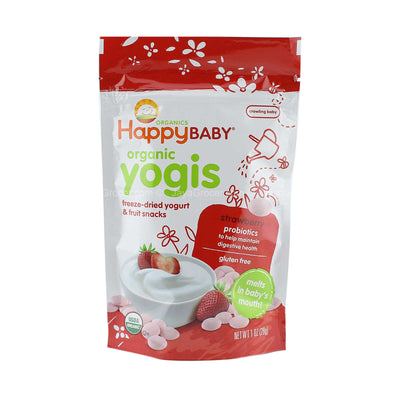 Happy Baby Organic Greek Yogis Strawberry 28g