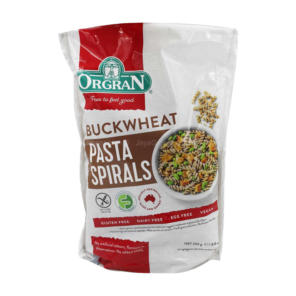 ORGRAN BUCKWHEAT SPIRALS 250G *1