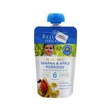 BELLAMYS WET POUCH BANANA APPLE 120G