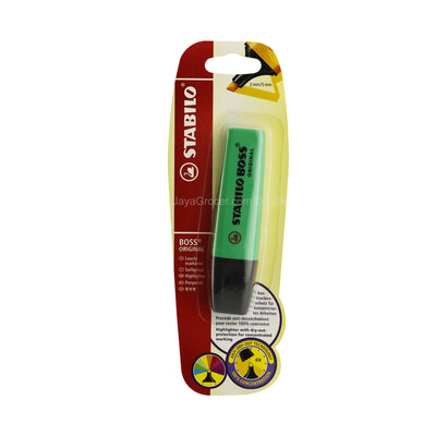Stabilo Boss Original Green Highlighter 2mm/5mm 1piece
