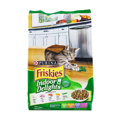 Friskies Adult Indoor Delights Hairball Cat Food 1kg