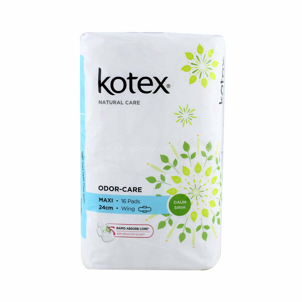 Kotex Natural Care Herbal Cool Maxi Wing 14sheets