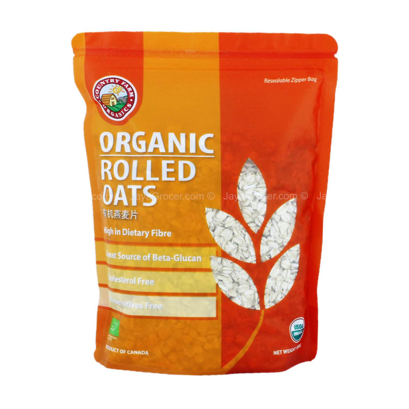 Country Farm Organics Organic Rolled Oats 500g