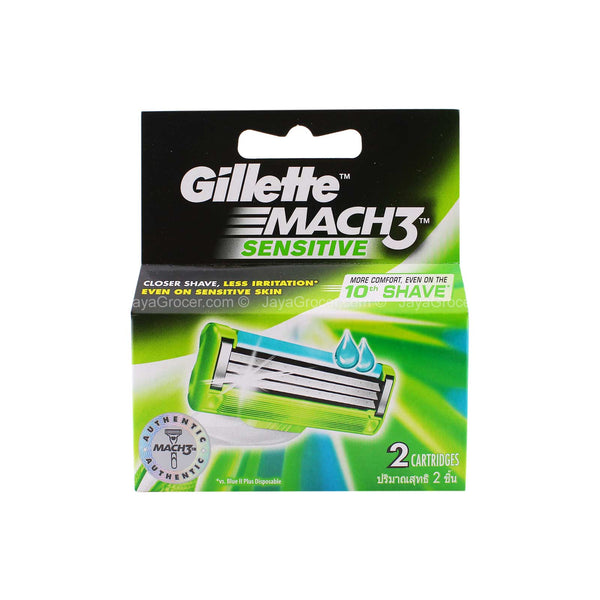 Gillette Mach 3 Sensitive Cartridges 2 pcs/pack