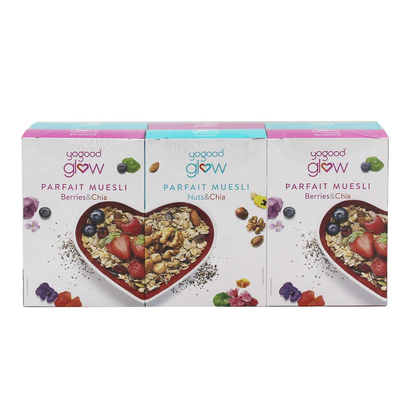 Yogood Glow Parfait Muesli Variety Pack 35g x 6