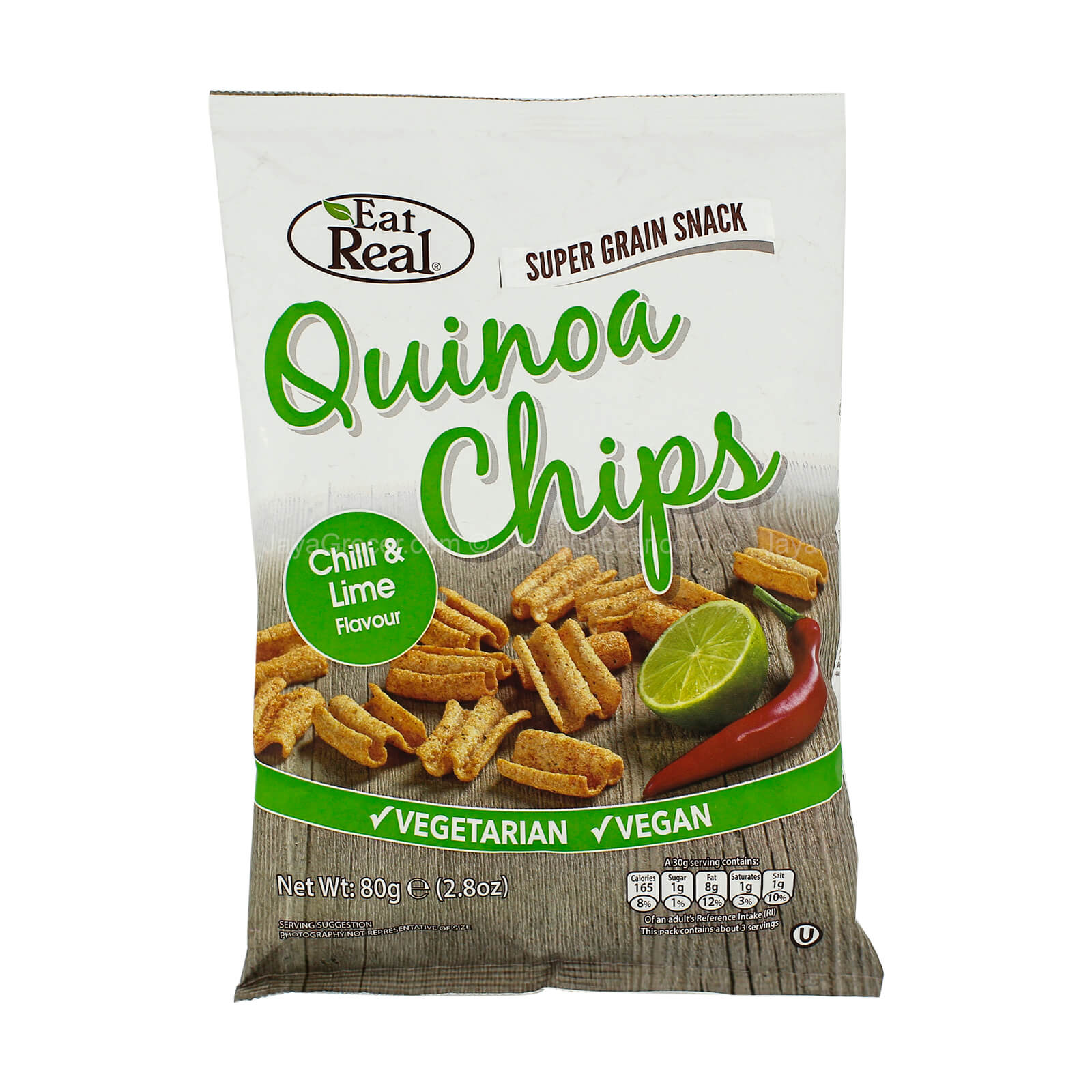 COFRESH QUINOA CHIPS CHILLI & LIME 80G