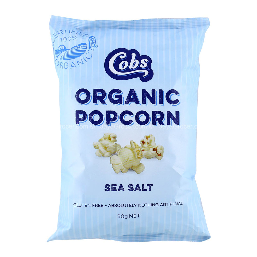 Cobs Organic Popcorn Sea Salt 80g