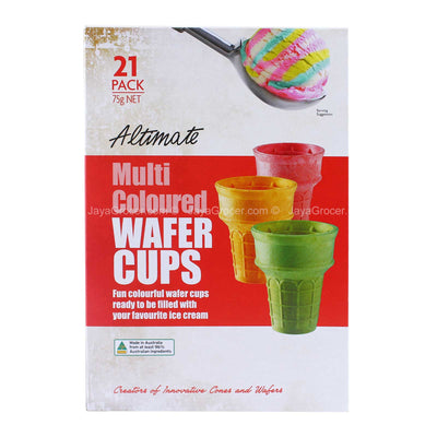 Altimate Multi Coloured Cup Cones 21pcs/pack