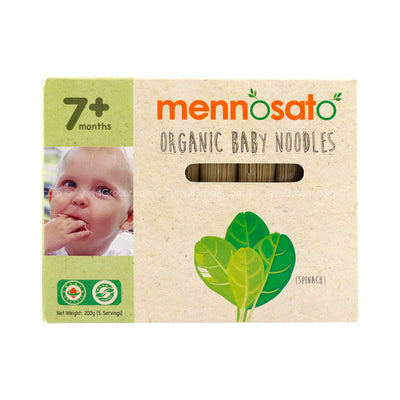 Mennosato Organic Spinach Baby Noodle 200g