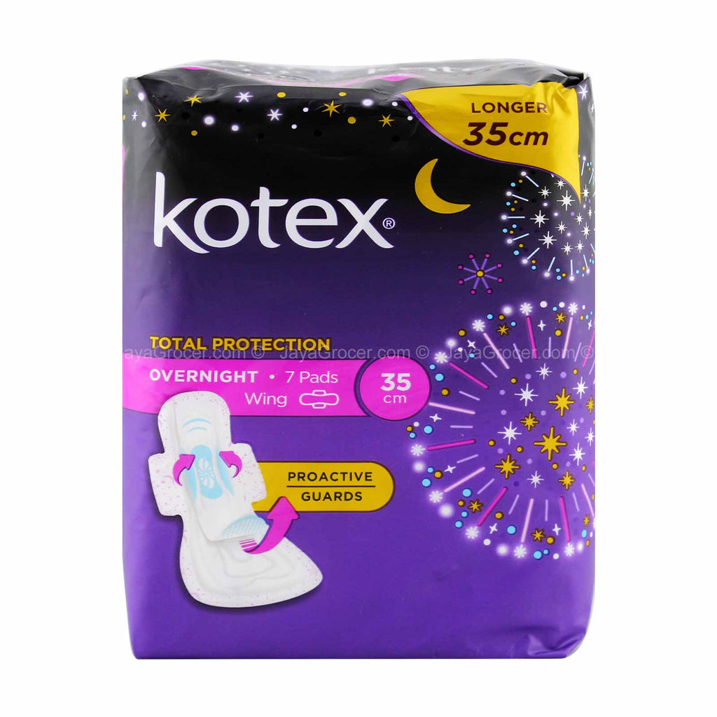 Kotex Soft and Smooth Overnight Extra Long 35cm x 7sheets