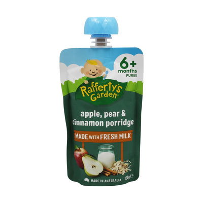 RaffertyÃ¢â‚¬â„¢s Garden Apple, Pear & Cinnamon Ready-to-Eat Porridge 120g