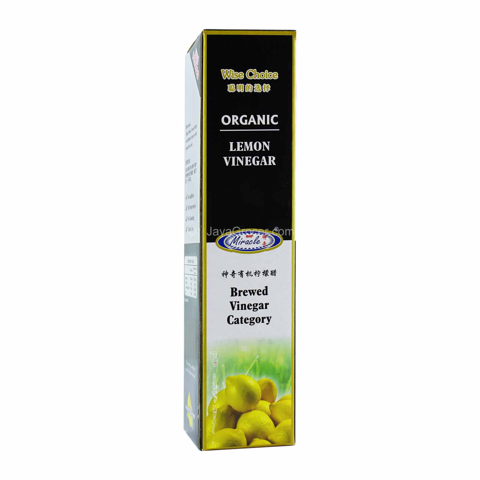 MHP-Miracle Organic Lemon Vinegar 375ml