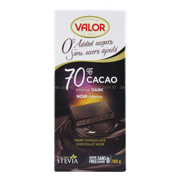 VALOR 70% DARK CHOCOLATE 100G