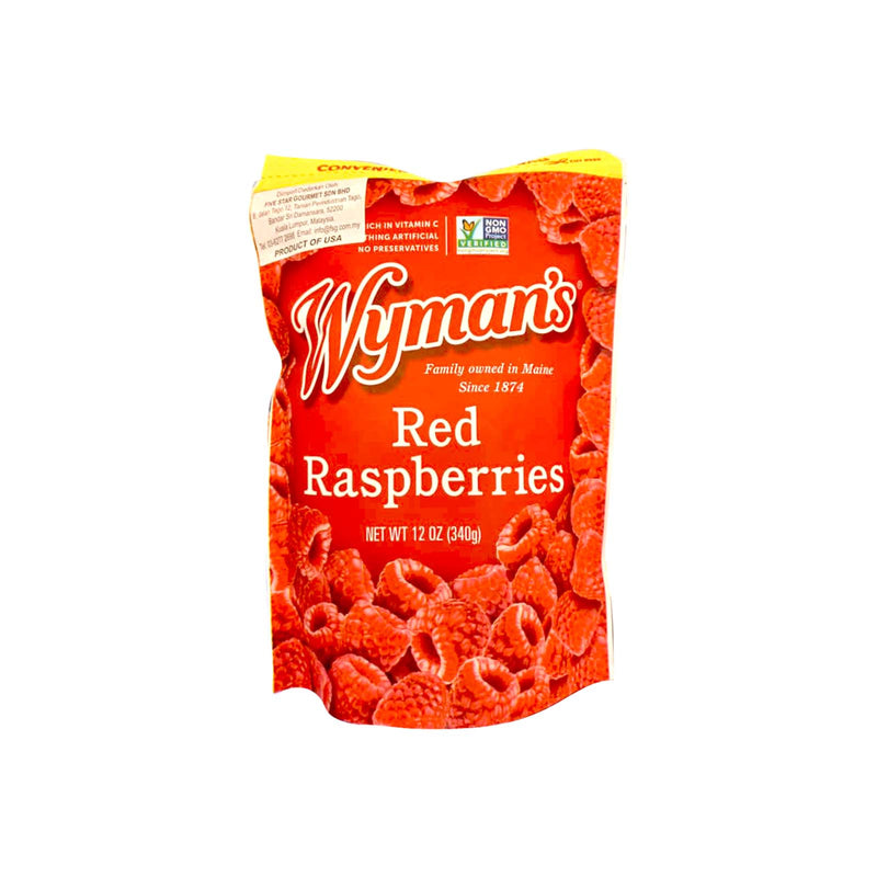 Wymans Red Raspberries 340g