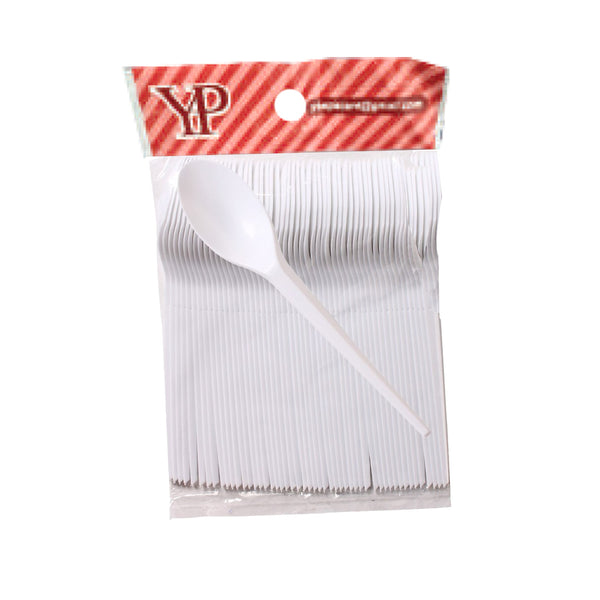 YP 7 Inch Disposable Spoon (White) 30pcs/pack