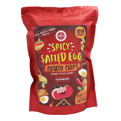 HOFU US POTATO CHIP SPICY SLTD EGG 100G