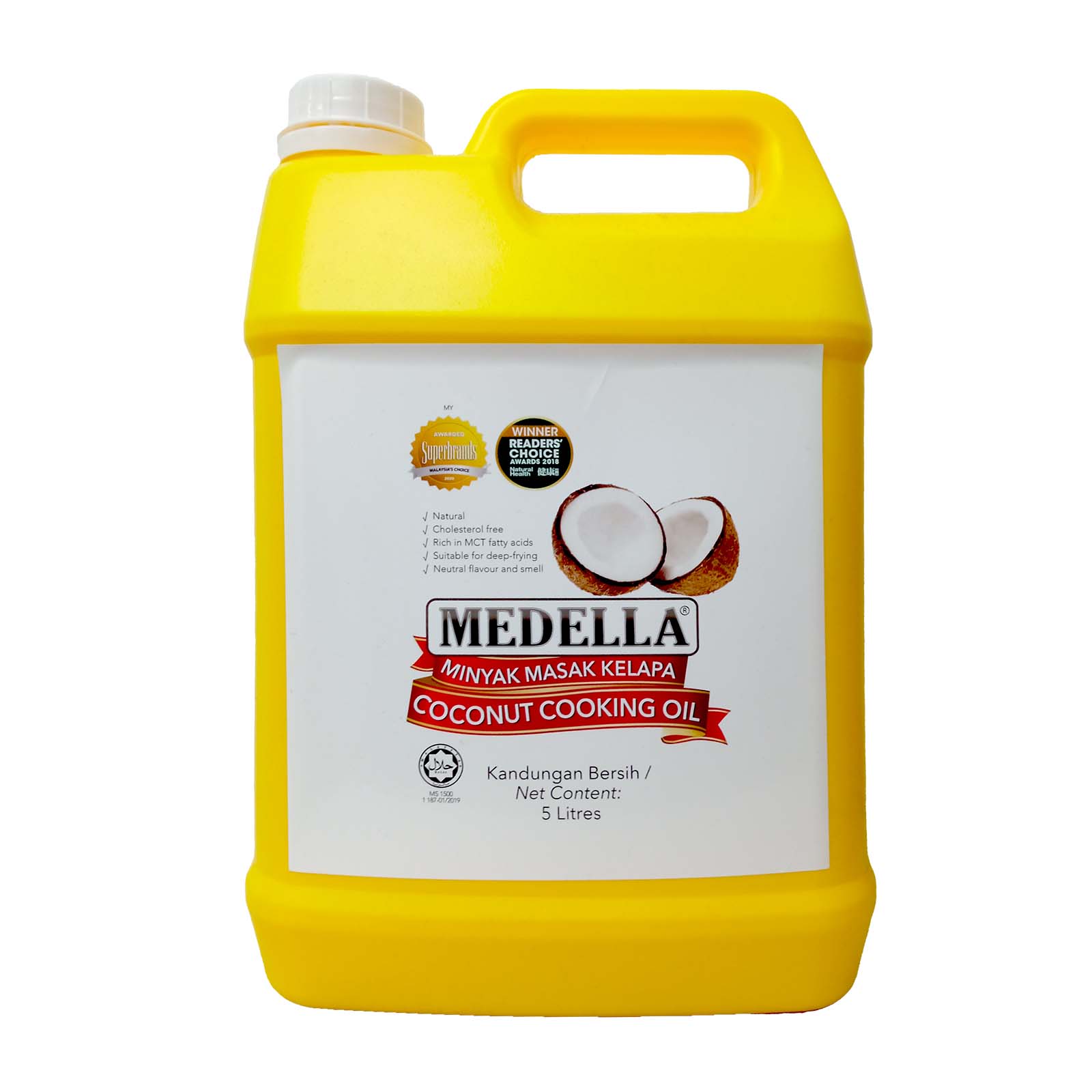 Medella Coconut Cooking Oil 5L