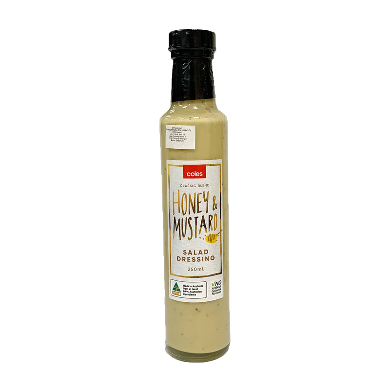 Coles Dressing Honey Mustard 250ml